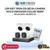 Trọn bộ 04 camera KBVISION 2.0MP