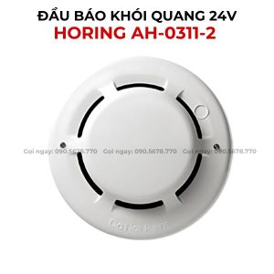 đầu báo khói quang horing 24v